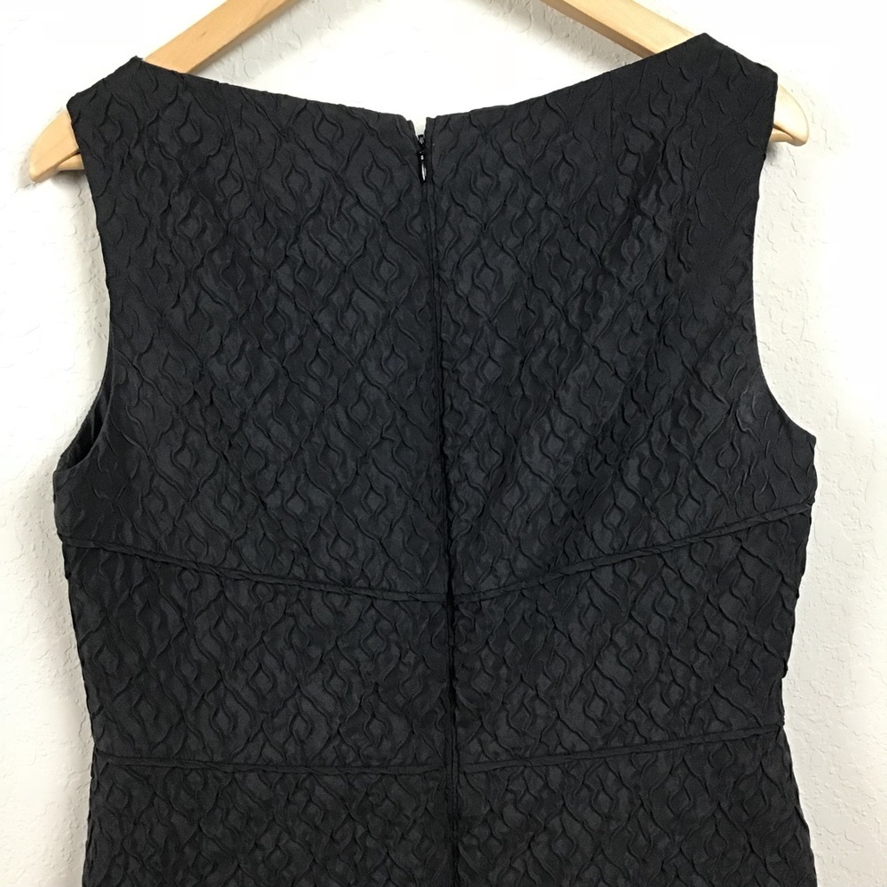 Talbot Runhof Dress Sheath Textured LBD - Picture 5 of 8